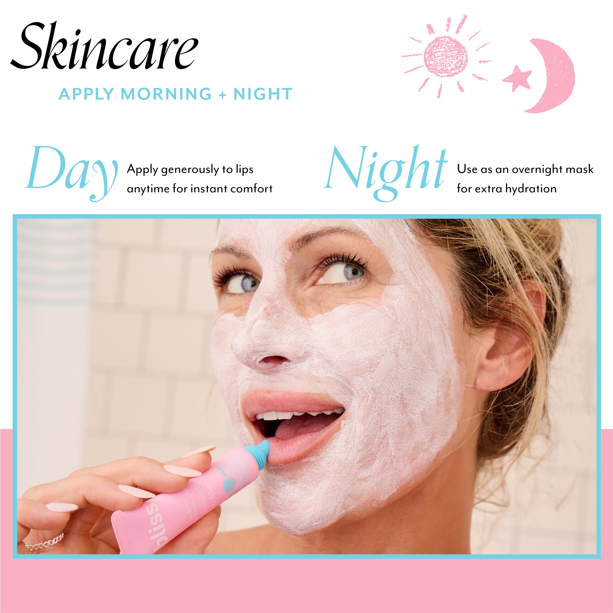 Mighty Marshmallow Hydrating Lip Mask with Marshmallow Root Extract - Image 5