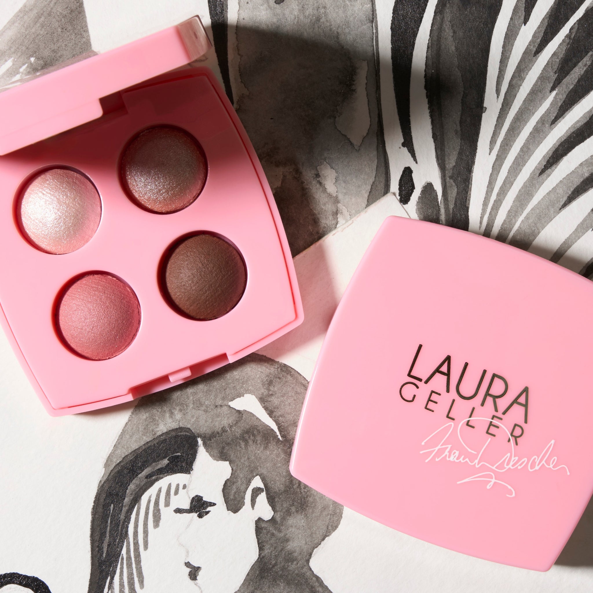 Limited Edition Baked Eyeshadow Quad- Pink Buttercream - Image 7
