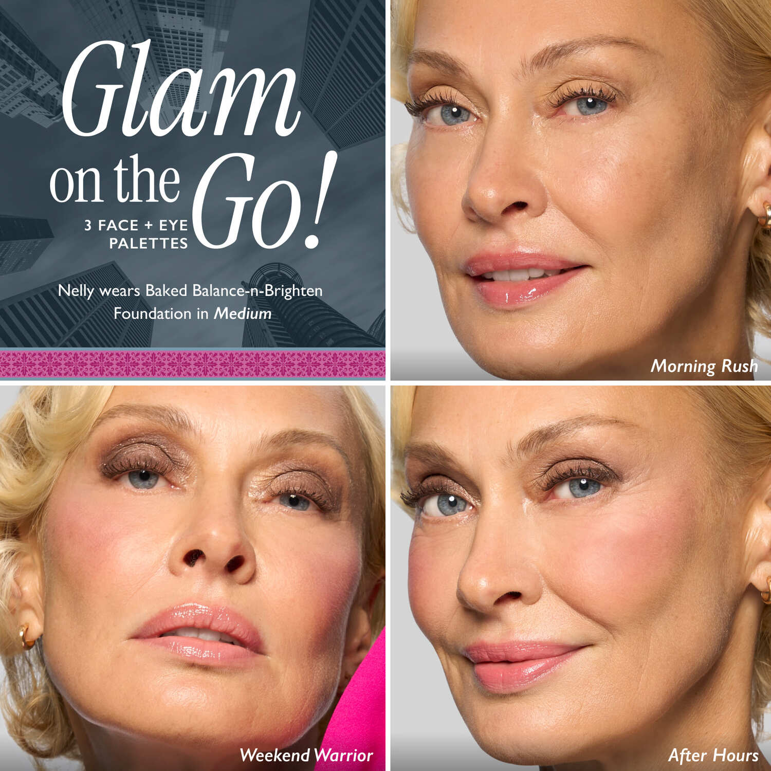 Glam on the Go Face + Eye Palettes (3PC) - Image 7